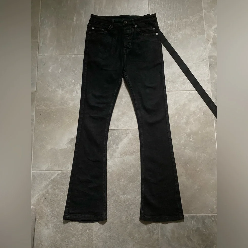 Rick Owens | Jeans | Rick Owens Waxed Flared Detroit Cuts | Poshmark